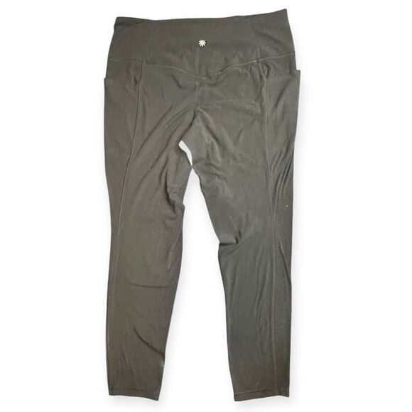 ATHLETA Women’s Black Salutation Stash Pocket II Tight Legging Size XL - Picture 3 of 6